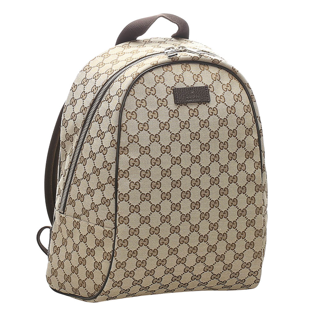 

Gucci Brown/Beige GG Canvas Backpack