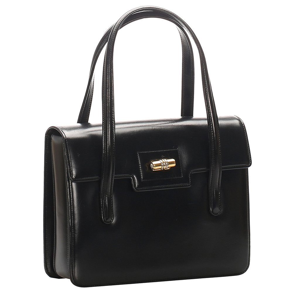

Gucci Black Patent Leather top Handle Bag