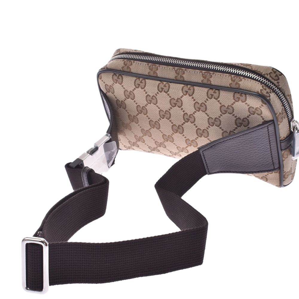 

Gucci Brown/Beige GG Canvas Belt Bag