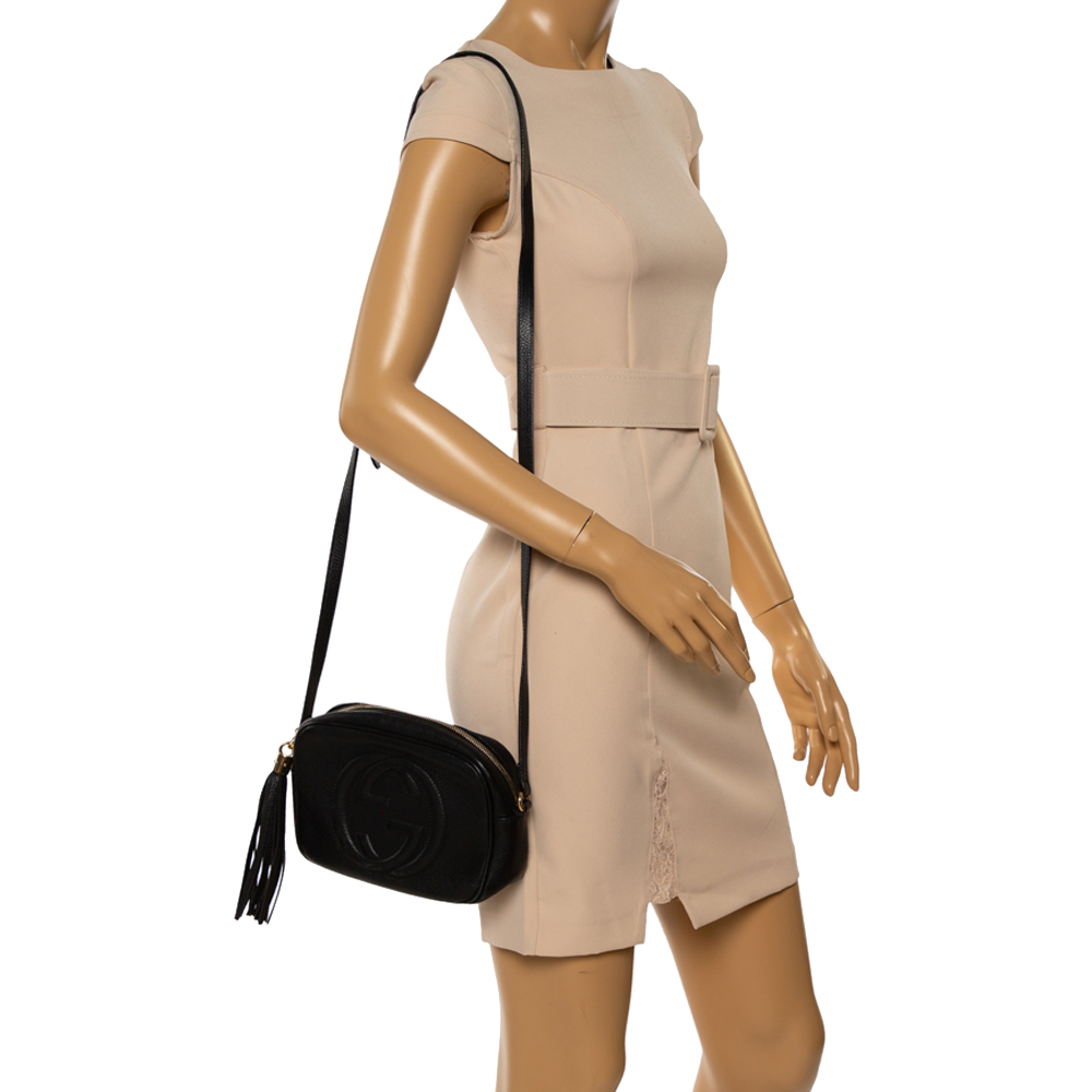 

Gucci Black Leather Small Soho Disco Crossbody Bag