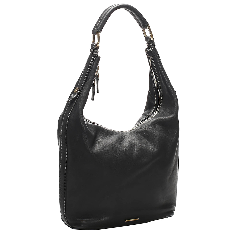 

Gucci Black Leather Hobo Bag