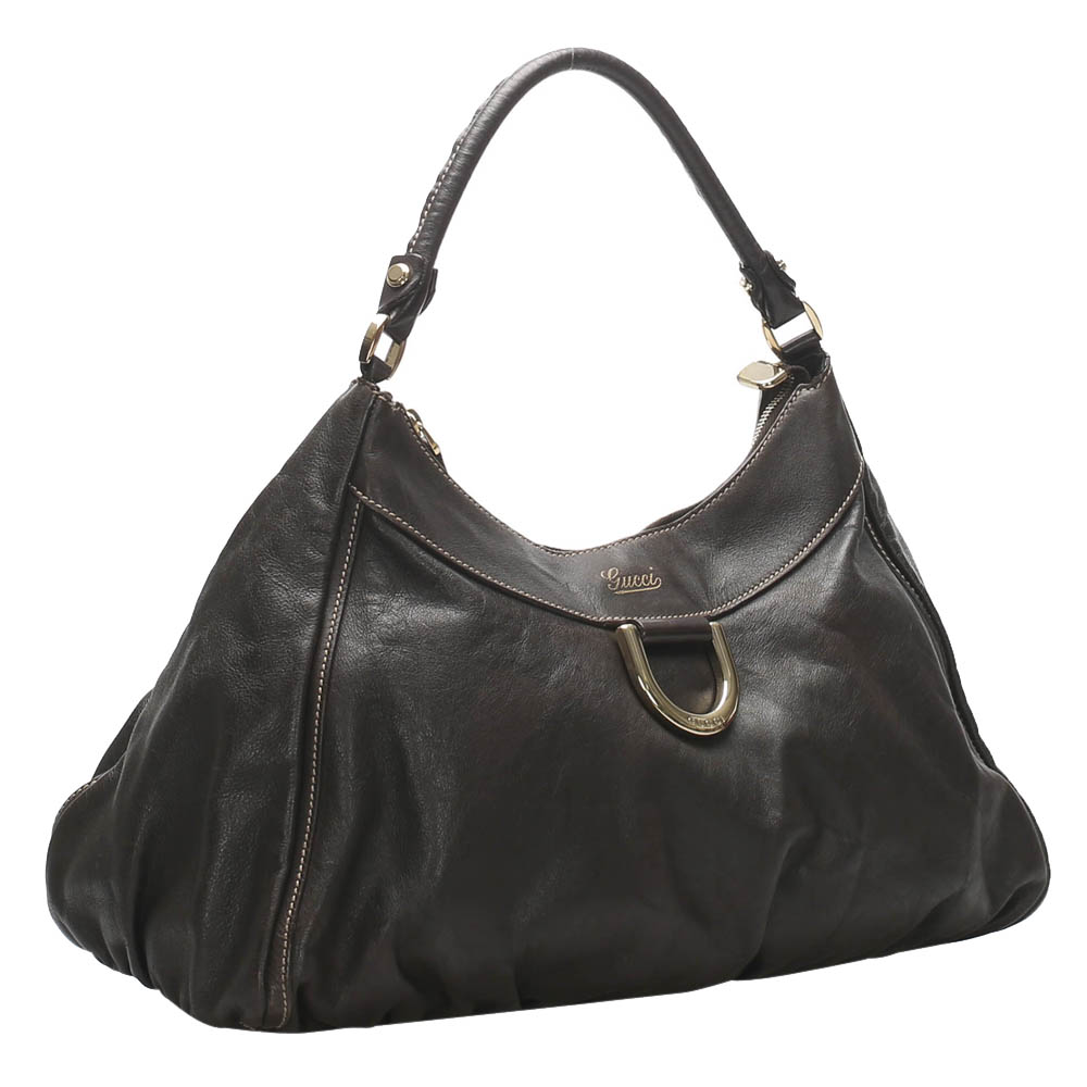

Gucci Black Leather Abbey D-Ring Bag