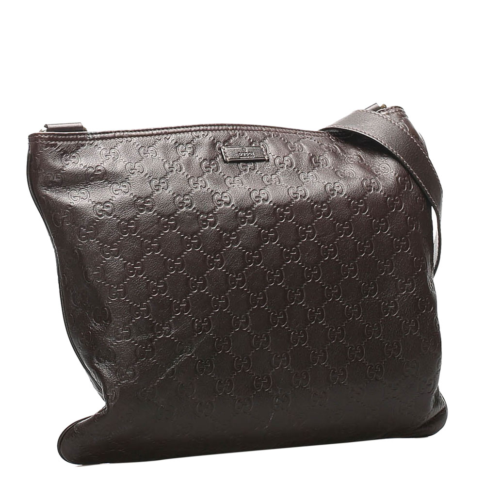 

Gucci Brown GG Canvas Guccissima Bag