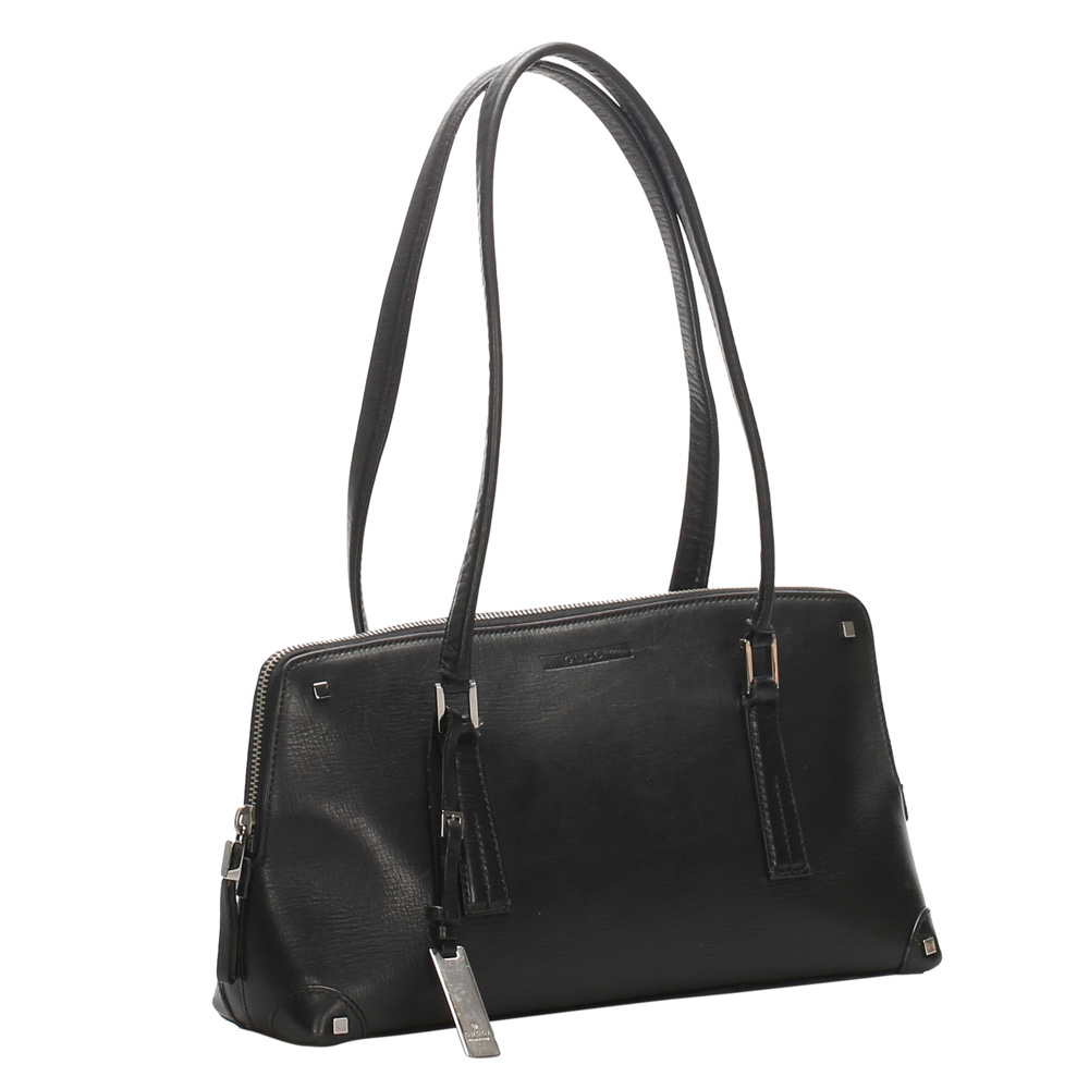 

Gucci Black Leather Vintage Bag