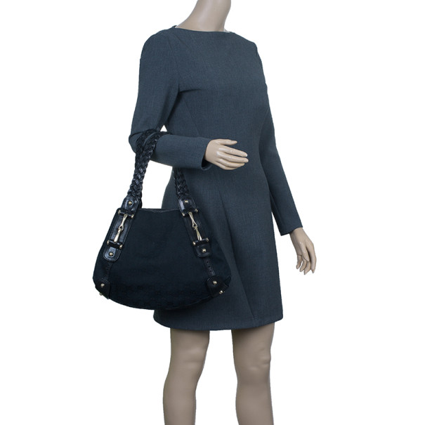 

Gucci Black Canvas Medium Pelham Shoulder Bag