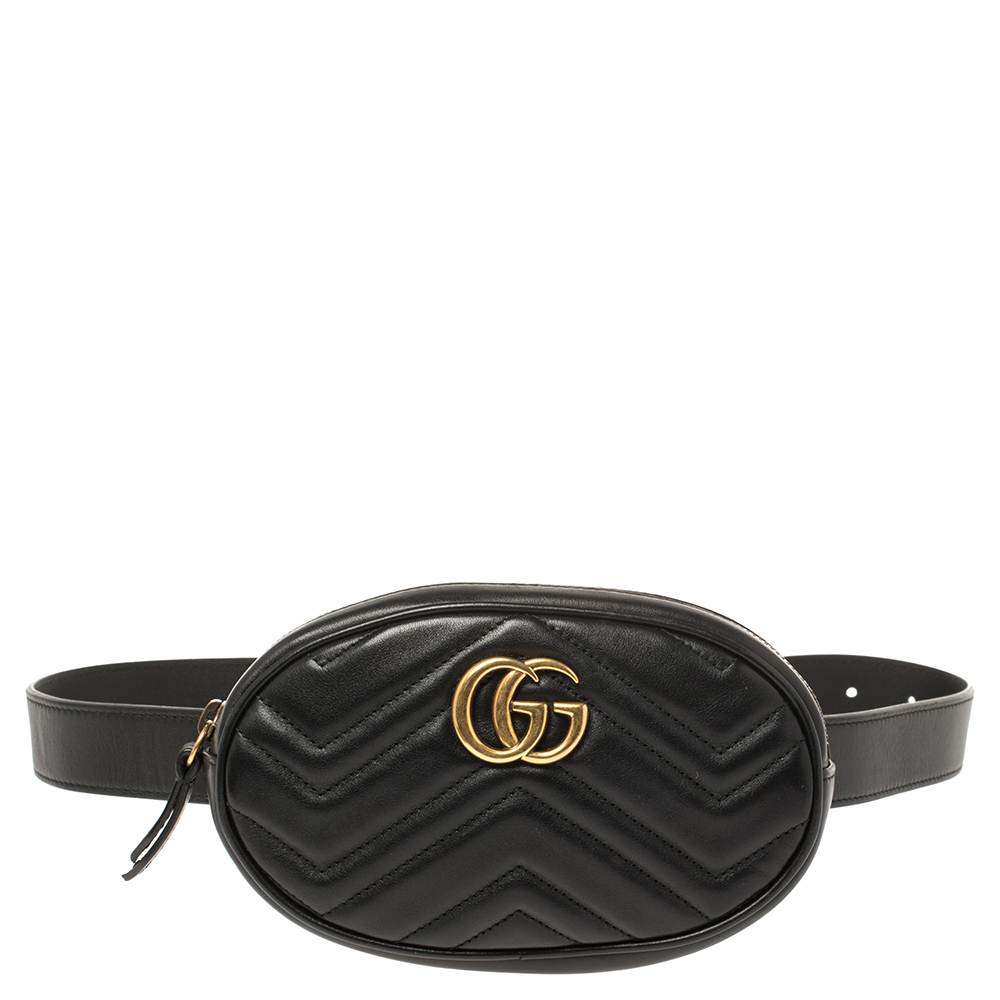 gg marmont 2.0 matelassé leather belt bag