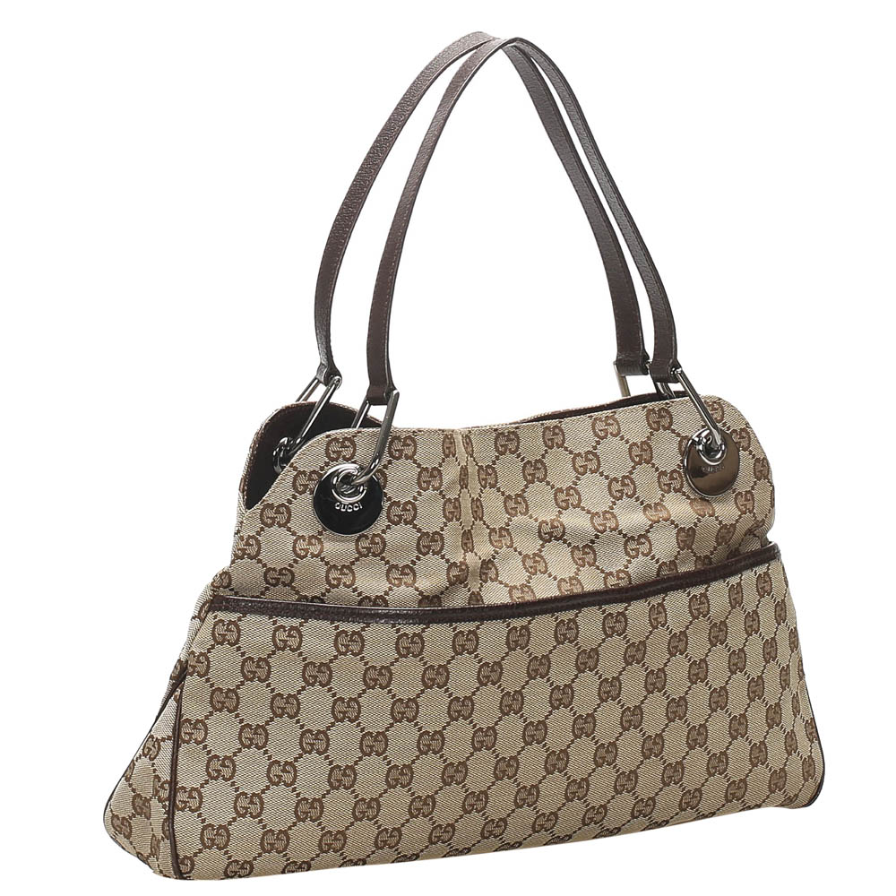 

Gucci Brown GG Canvas Eclipse Shoulder Bag