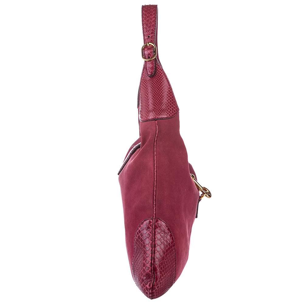

Gucci Pink Suede New Jackie Shoulder Bag