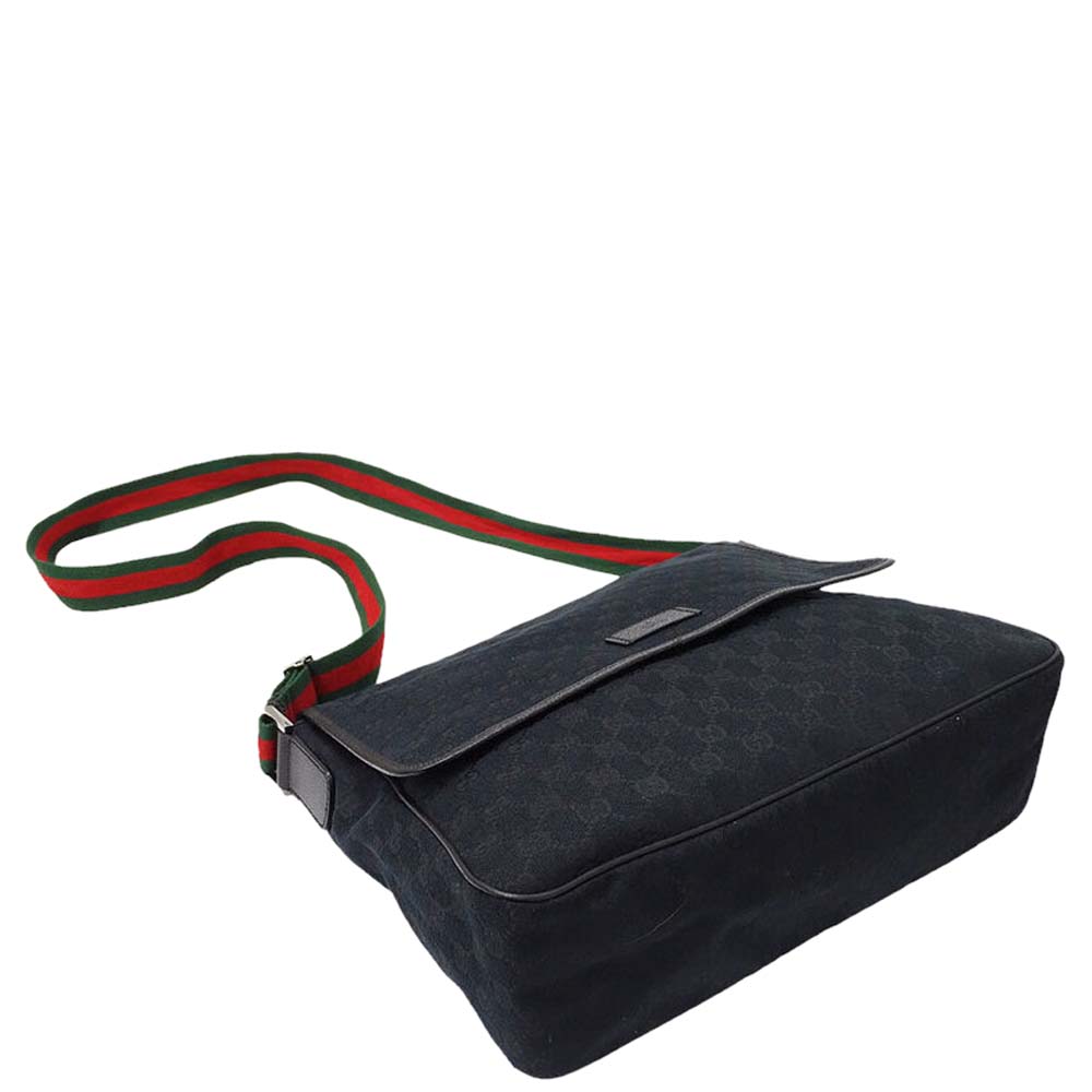 

Gucci Black Canvas GG Messenger Bags