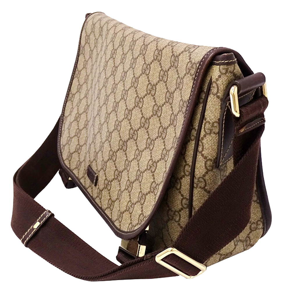 

Gucci Brown GG Canvas Messenger Bag