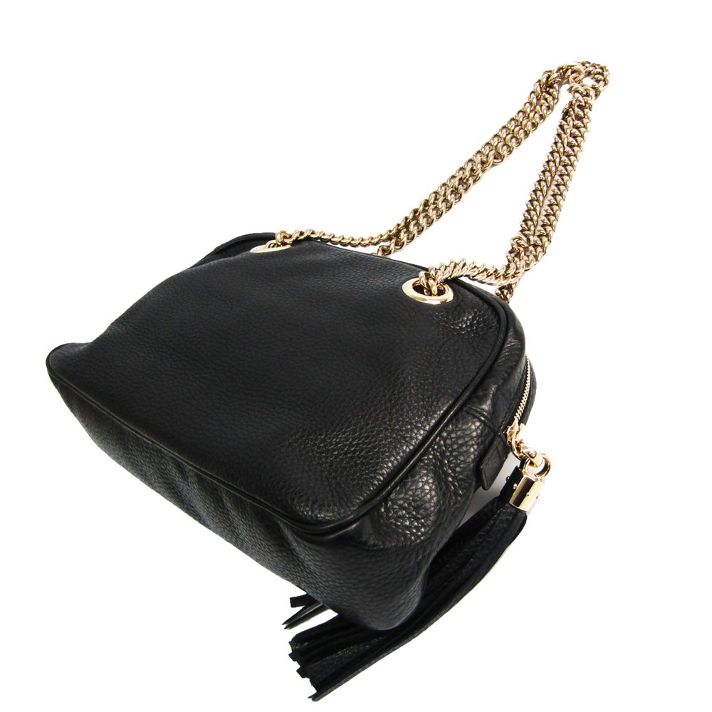 

Gucci Black Leather Soho Camera Bag
