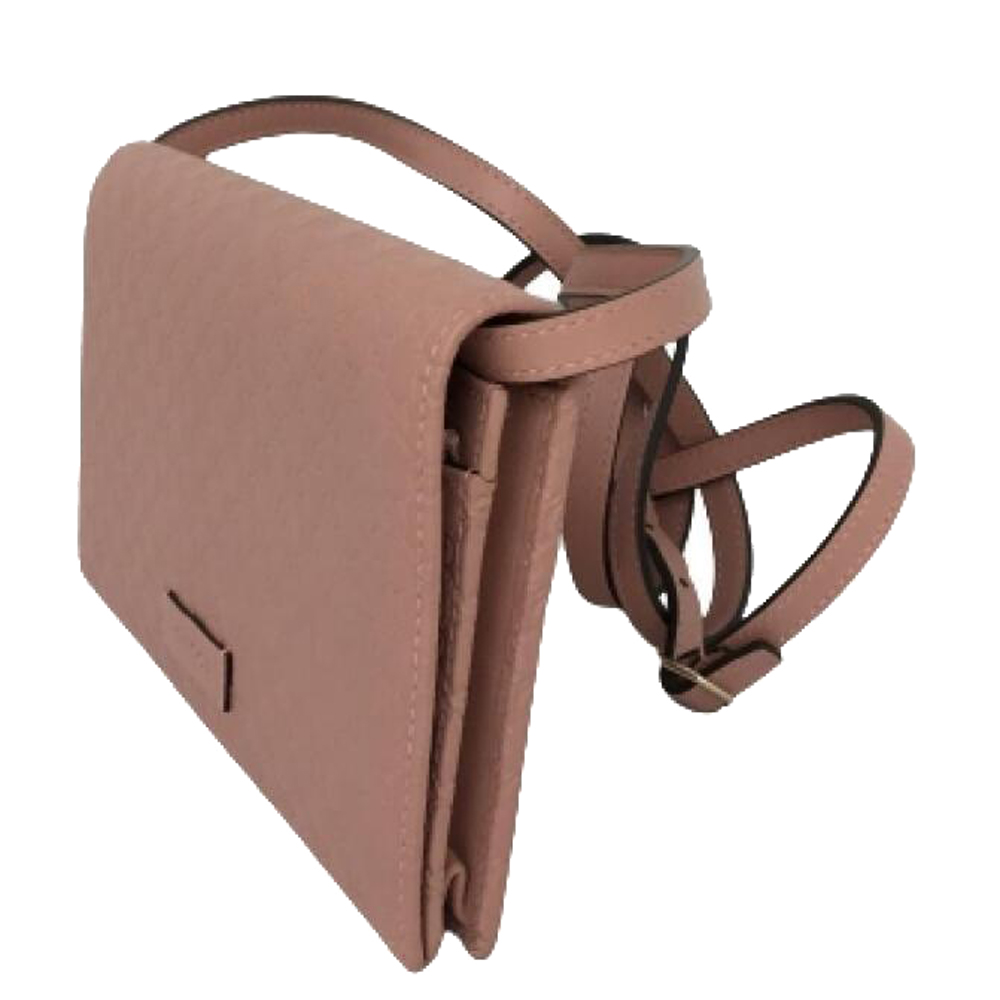 

Gucci Pink Microguccissima leather Wallet on strap Bag