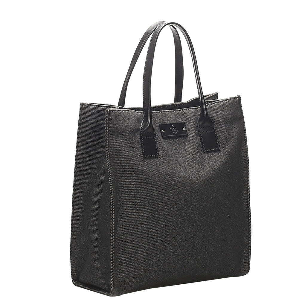 

Gucci Black Denim Tote Bag