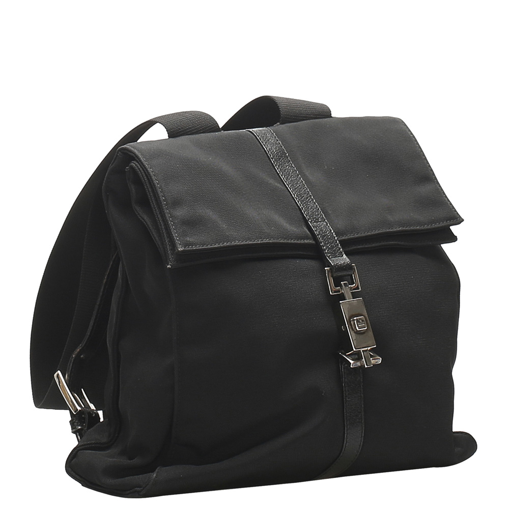 

Gucci Black Canvas Backpack