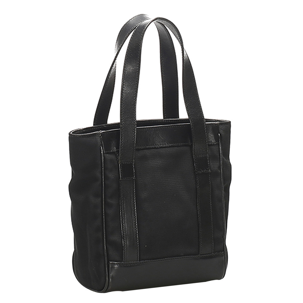

Gucci Black Nylon And Leather Tote