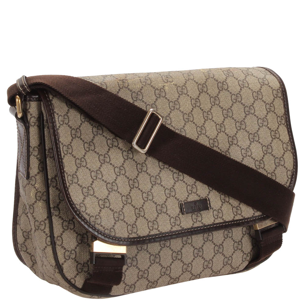 

Gucci Brown/Beige GG Canvas Messenger Bag