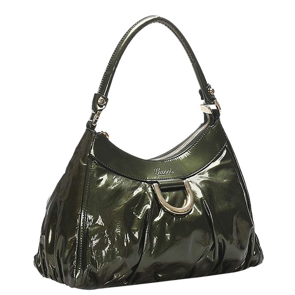 

Gucci Black Patent Leather Abbey D-Ring Bag