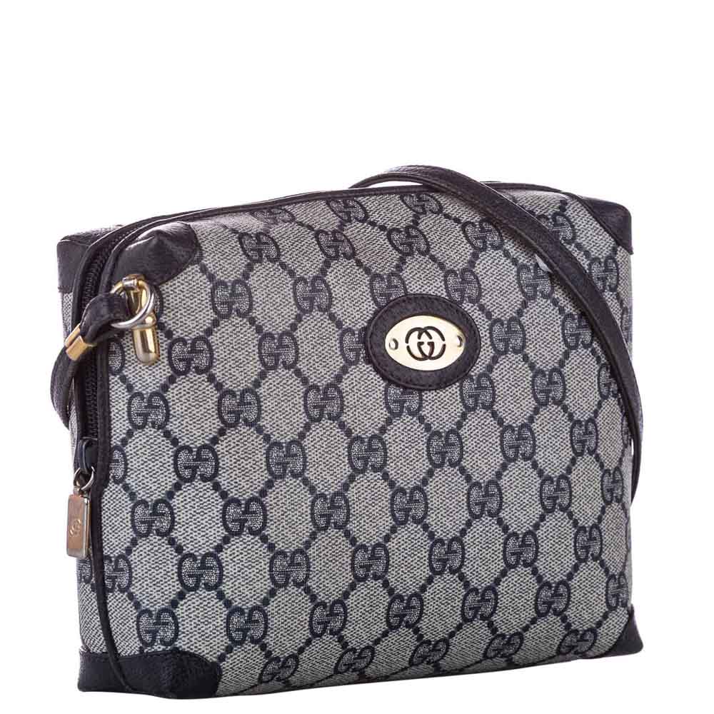 

Gucci Blue GG Supreme Canvas Crossbody Bag