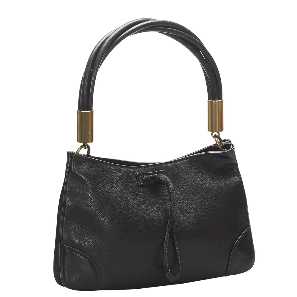 

Gucci Black Leather Shoulder Bag
