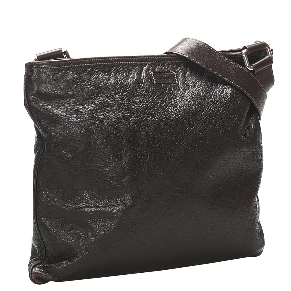 

Gucci Black Guccissima Leather Shoulder Bag