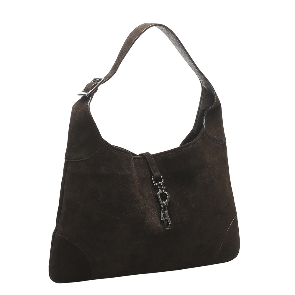 

Gucci Brown/Dark Brown Sude Shoulder Bag