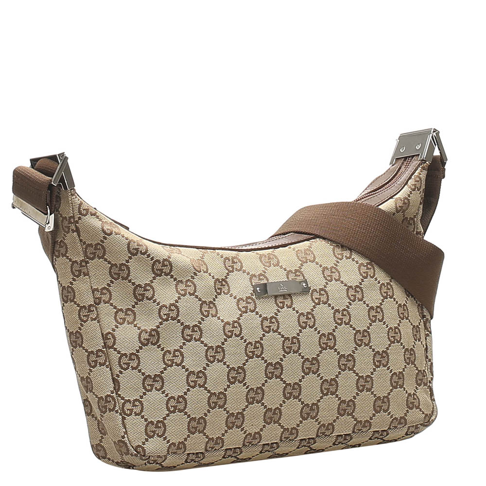 

Gucci Beige/Brown GG Canvas Shoulder Bag