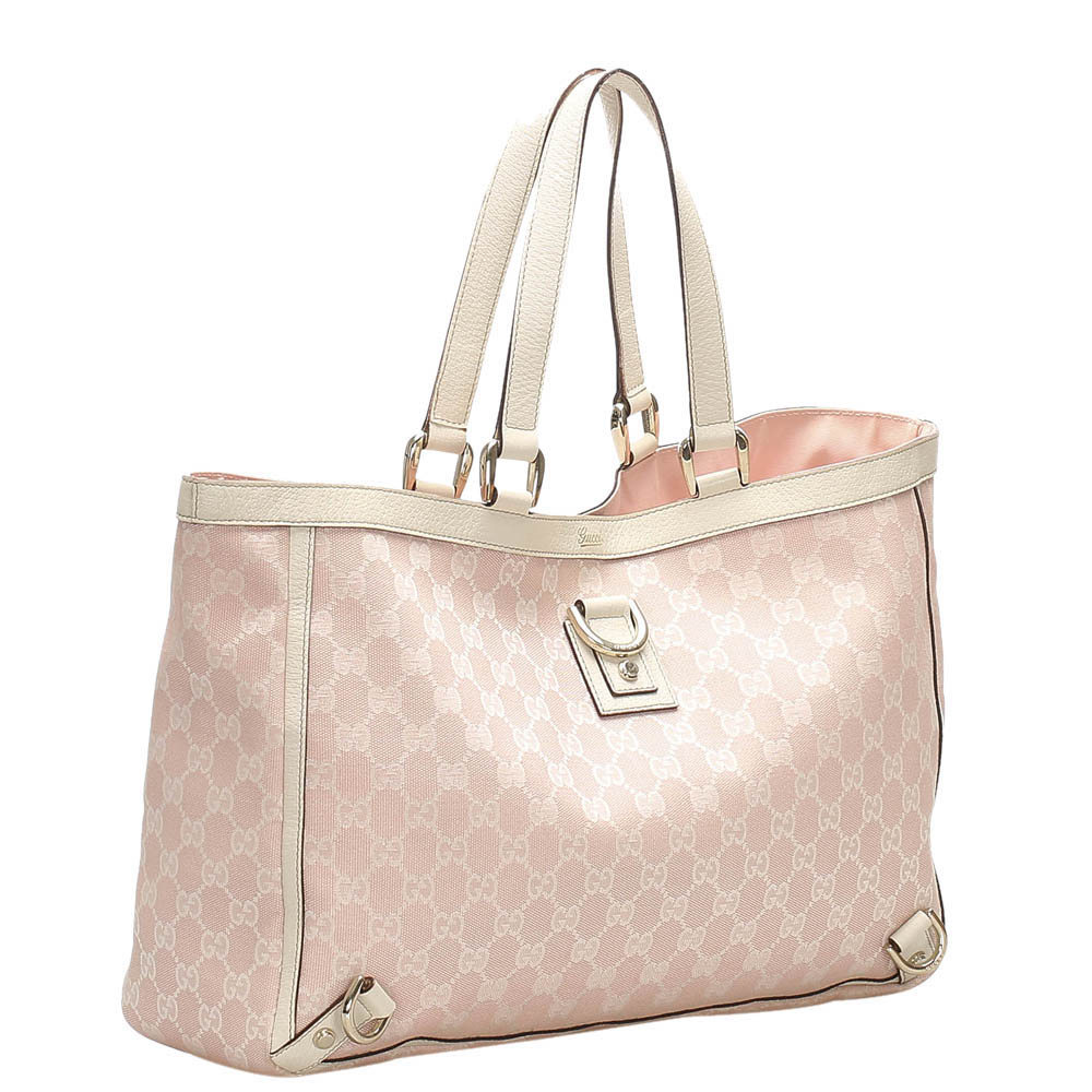 

Gucci Pink GG Canvas Abbey D- Ring Tote Bag