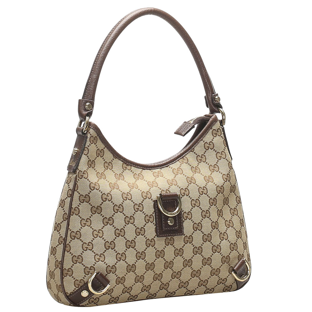 

Gucci Brown/Beige GG Canvas Abbey D-Ring Bag