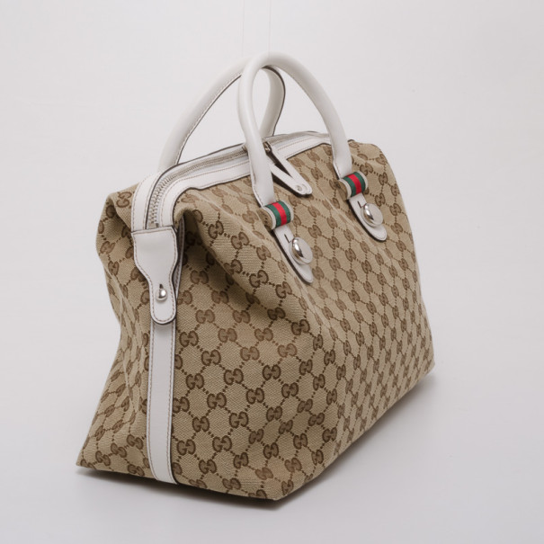 Gucci Monogram Match Ball Boston Bag Gucci