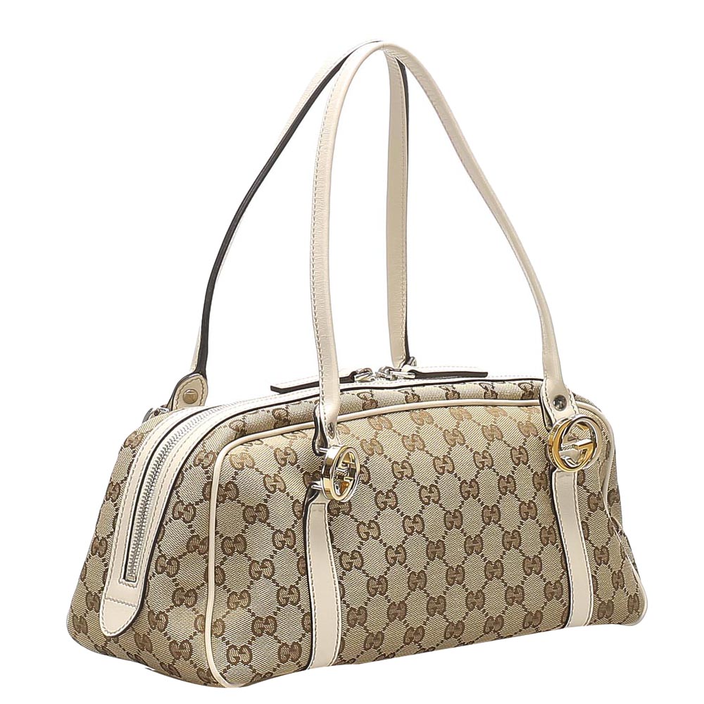 

Gucci Brown/Beige GG Canvas Twins Bag