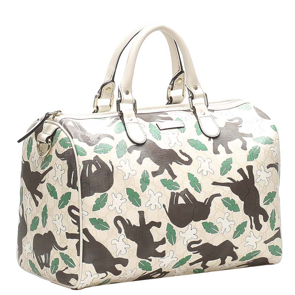 

Gucci Multicolor Leather UNICEF Medium Boston Bag
