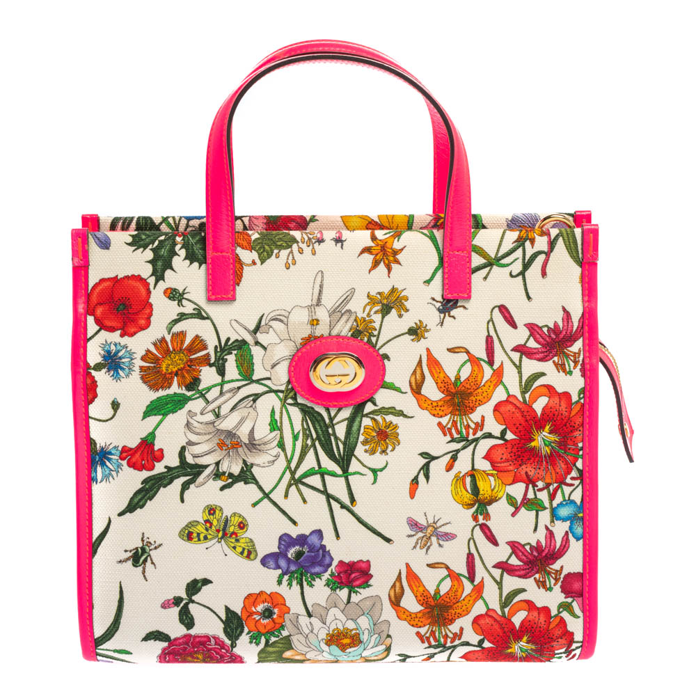 gucci flower tote