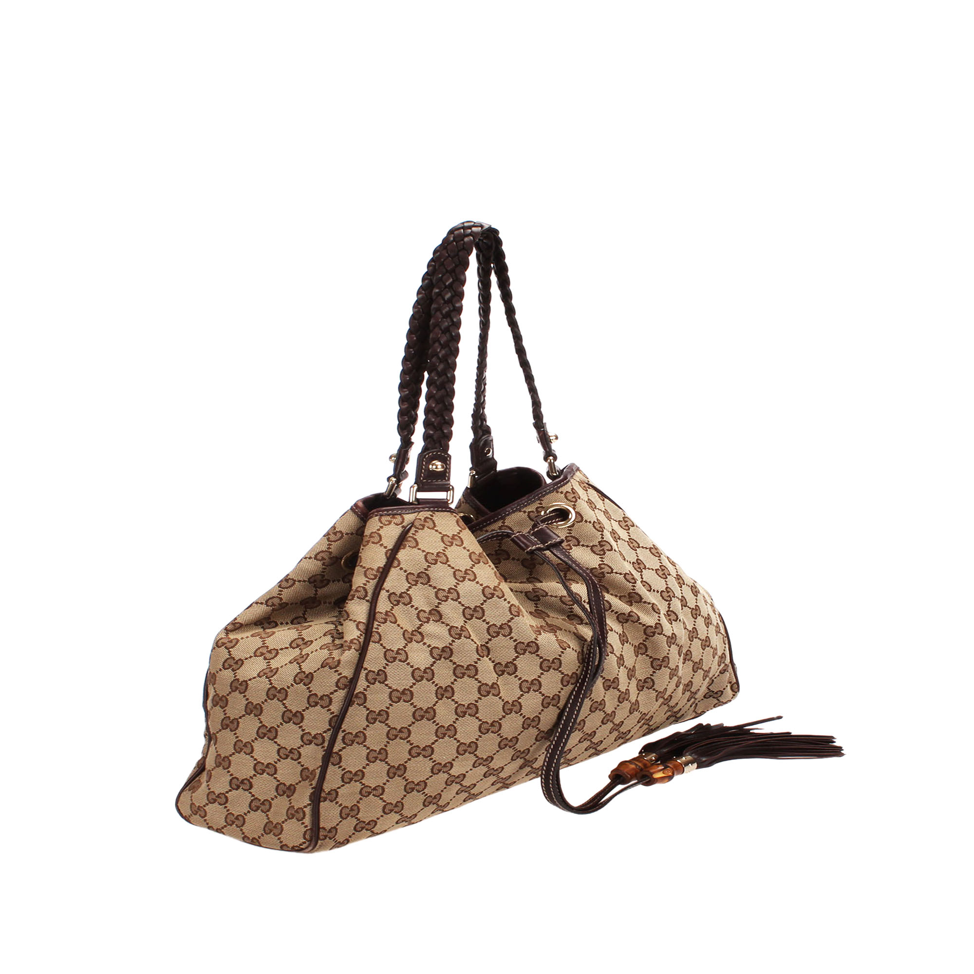 

Gucci Brown/Beige GG Canvas Peggy Shoulder Bag