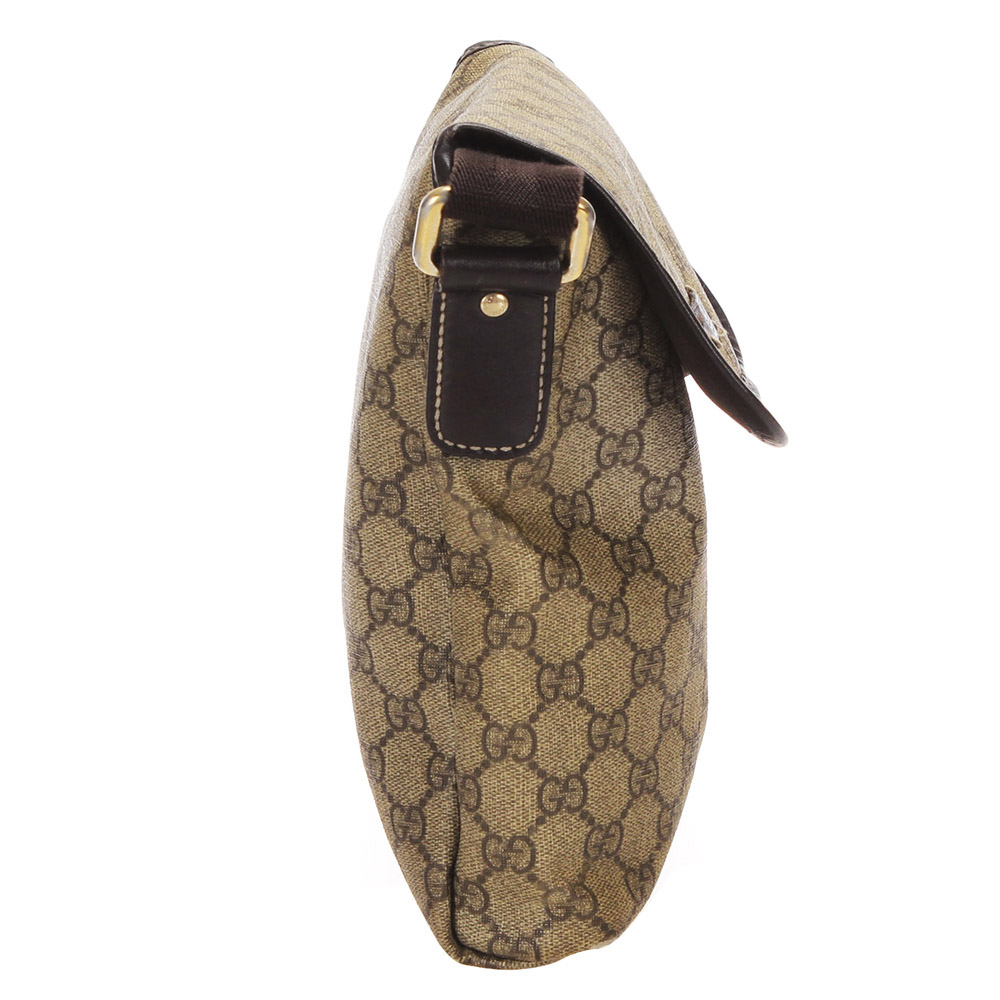 

Gucci Brown/Beige GG Supreme Canvas Crossbody Bag