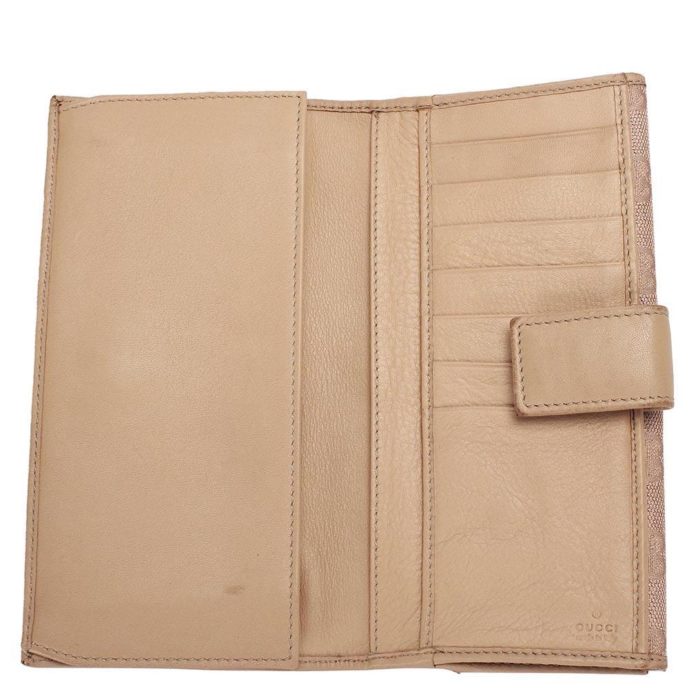 

Gucci Beige GG Canvas Lovely Wallet