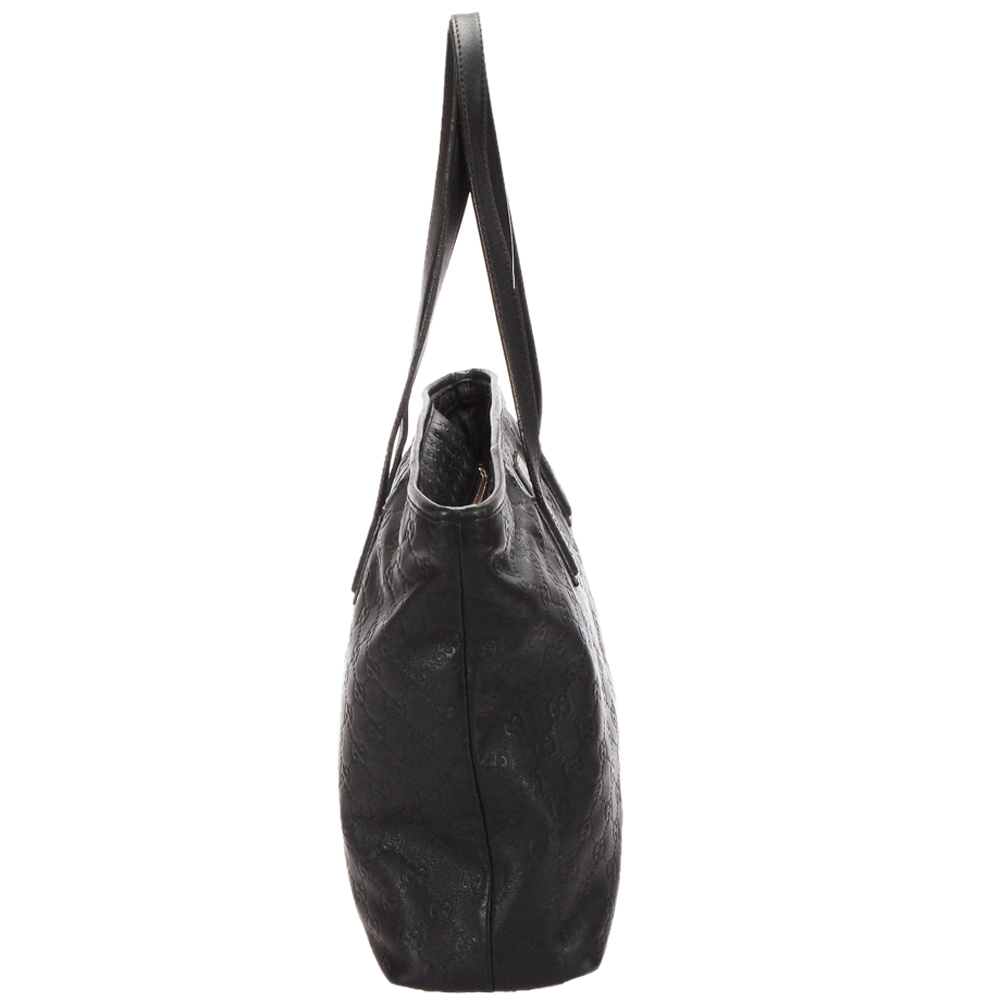 

Gucci Black Guccissima Leather Tote Bag