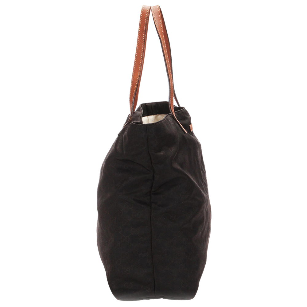 

Gucci Black GG Nylon Tote Bag