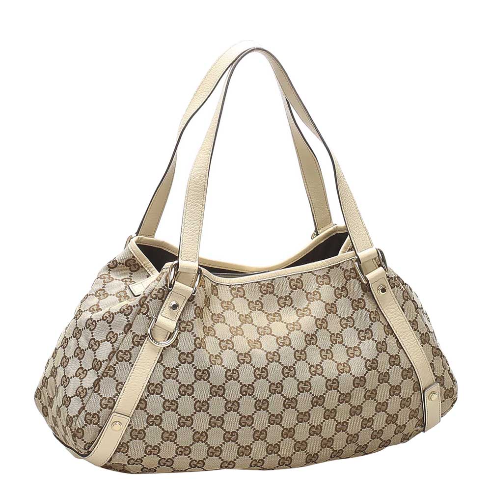 

Gucci Brown/Beige GG Canvas Pelham Tote Bag