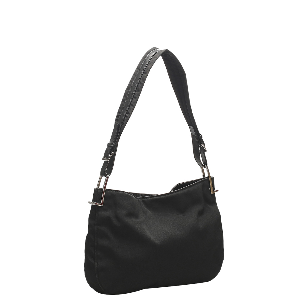 

Gucci Black Cotton Shoulder Bag