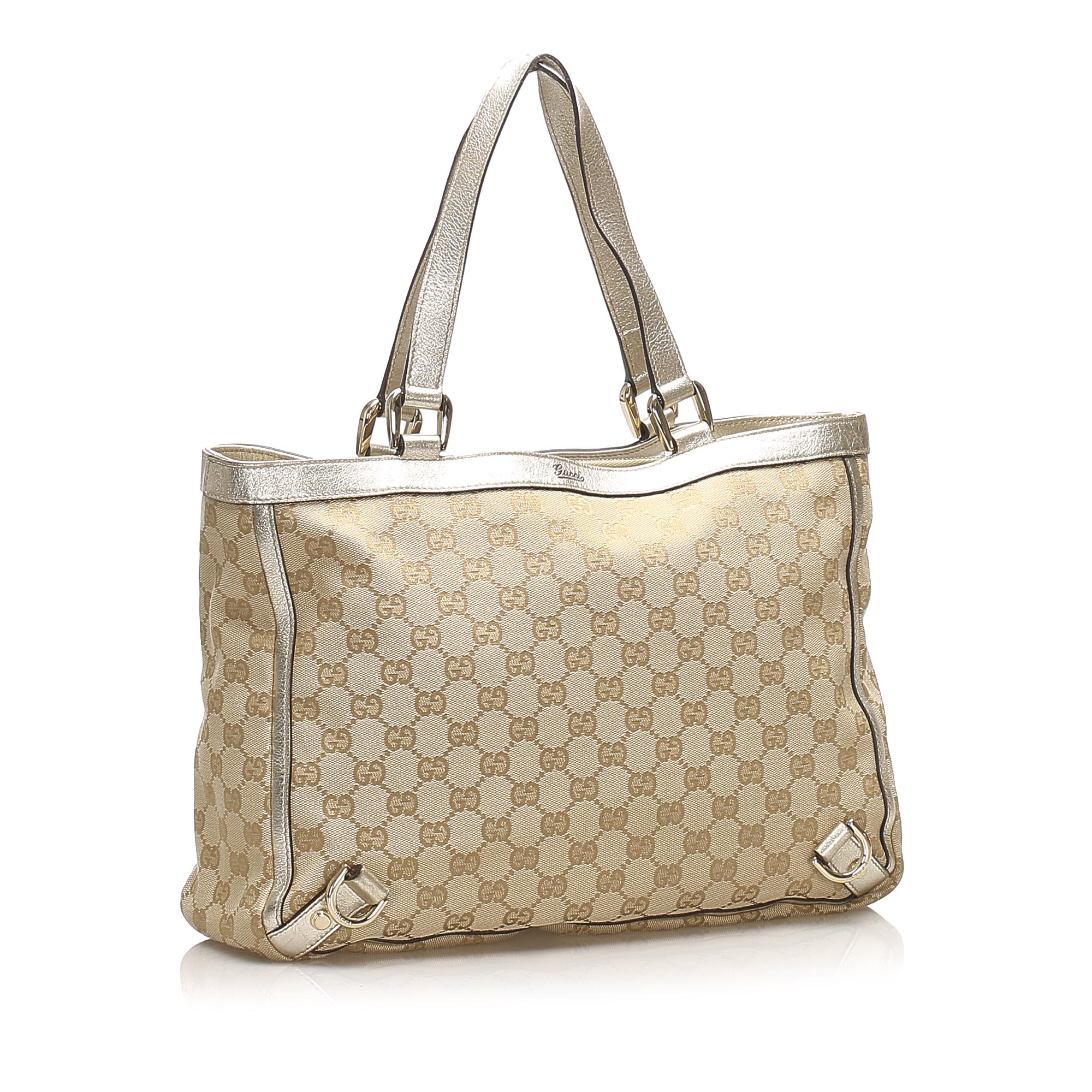 

Gucci Brown/Beige GG Canvas Abbey D- Ring Tote Bag