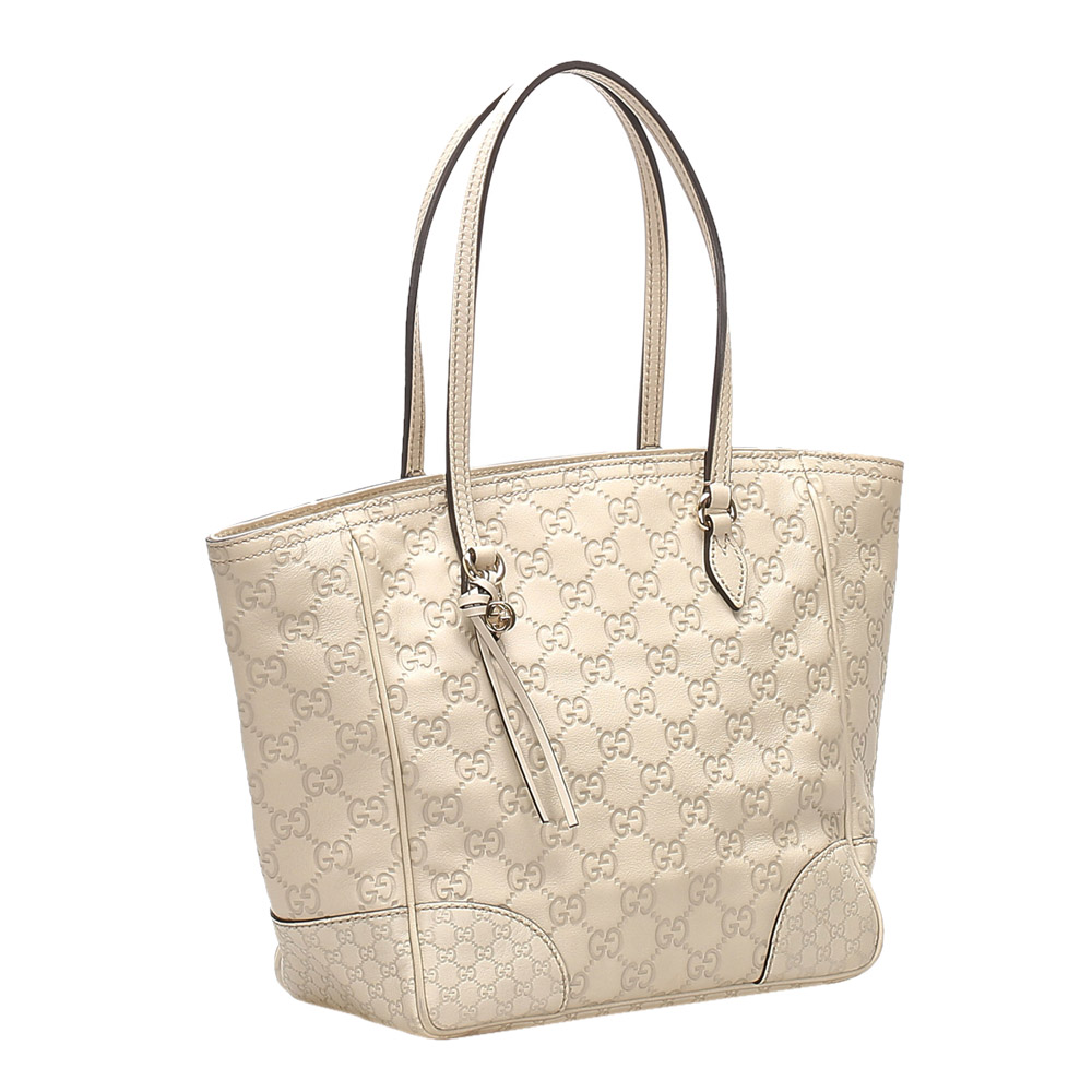 

Gucci Beige/Brown Guccissima Bree Leather Tote Bag