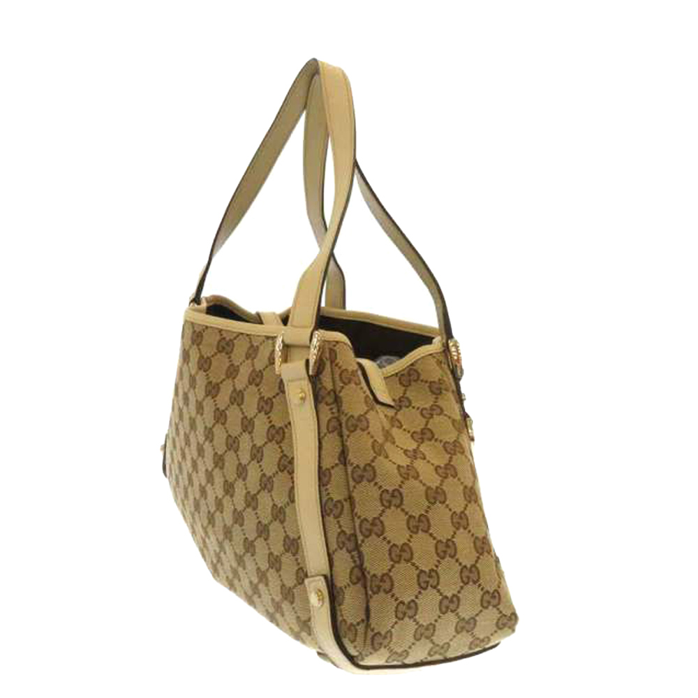 

Gucci Brown/Beige GG Canvas Pelham Tote Bag