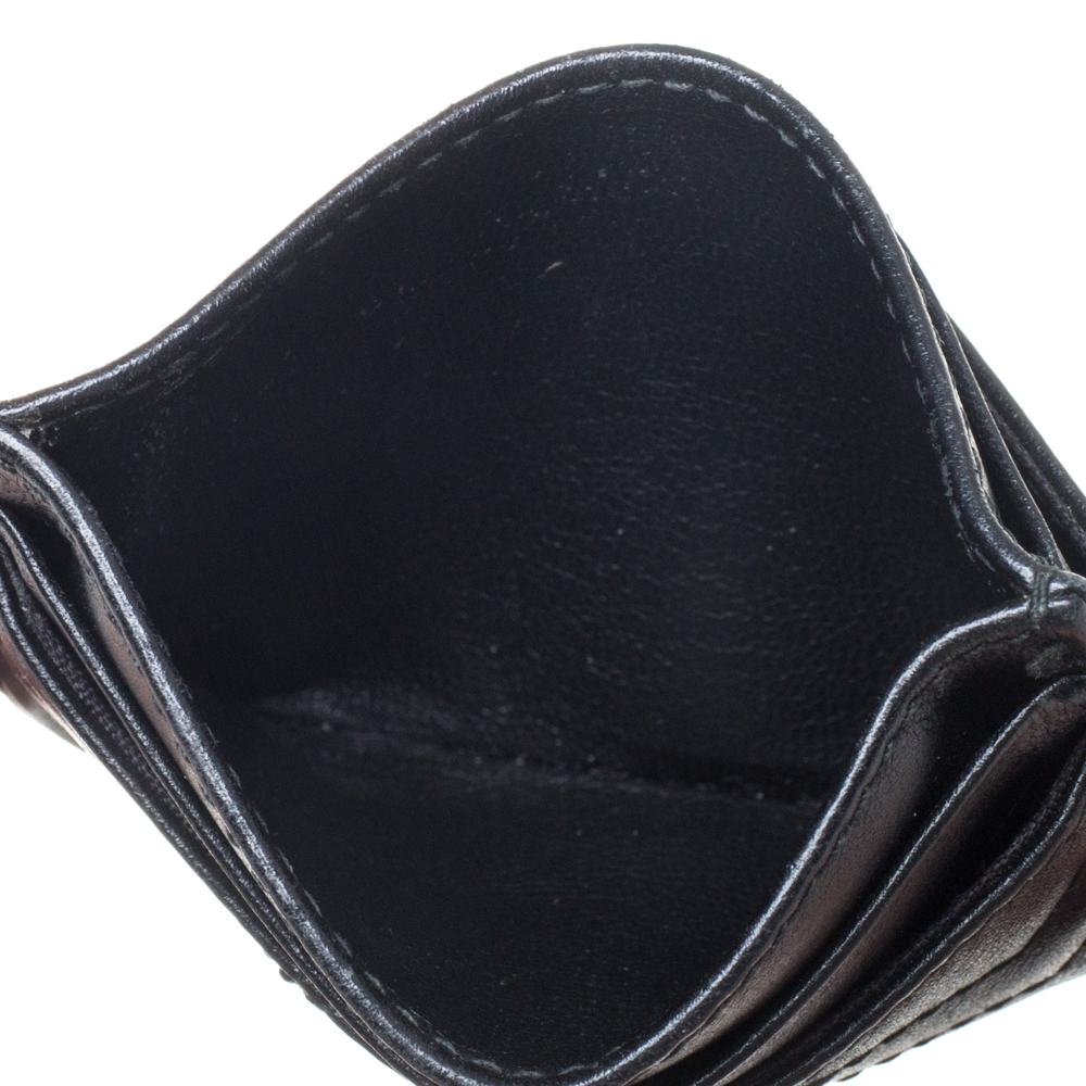 

Gucci Black Leather GG Marmont Card Holder