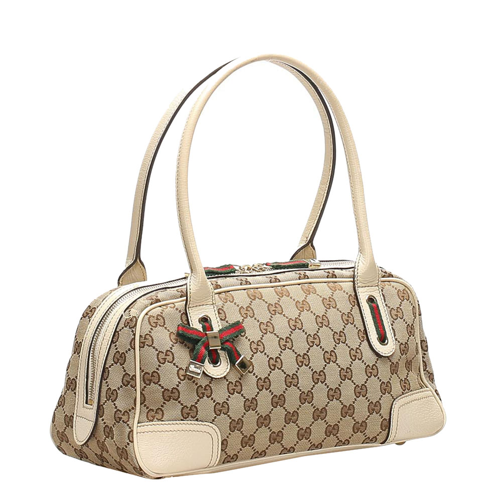 

Gucci Beige/Brown GG Canvas Princy Shoulder Bag
