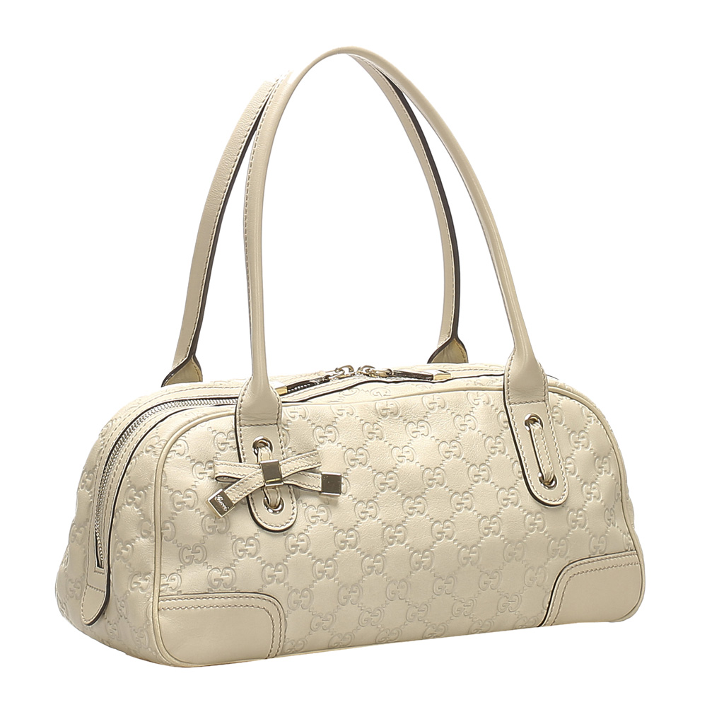 

Gucci White Guccissima Leather Princy Shoulder Bag