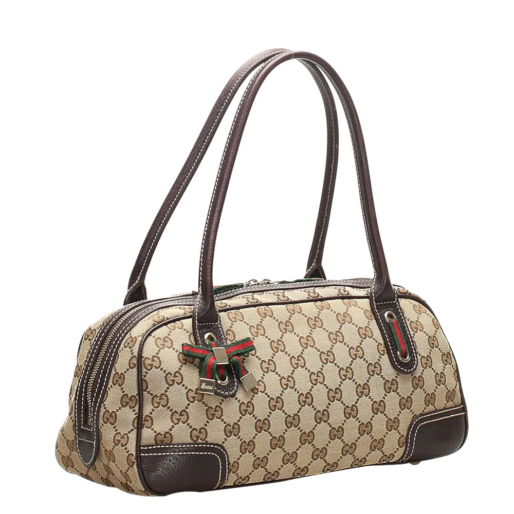 

Gucci Beige/Brown GG Canvas Princy Shoulder Bag
