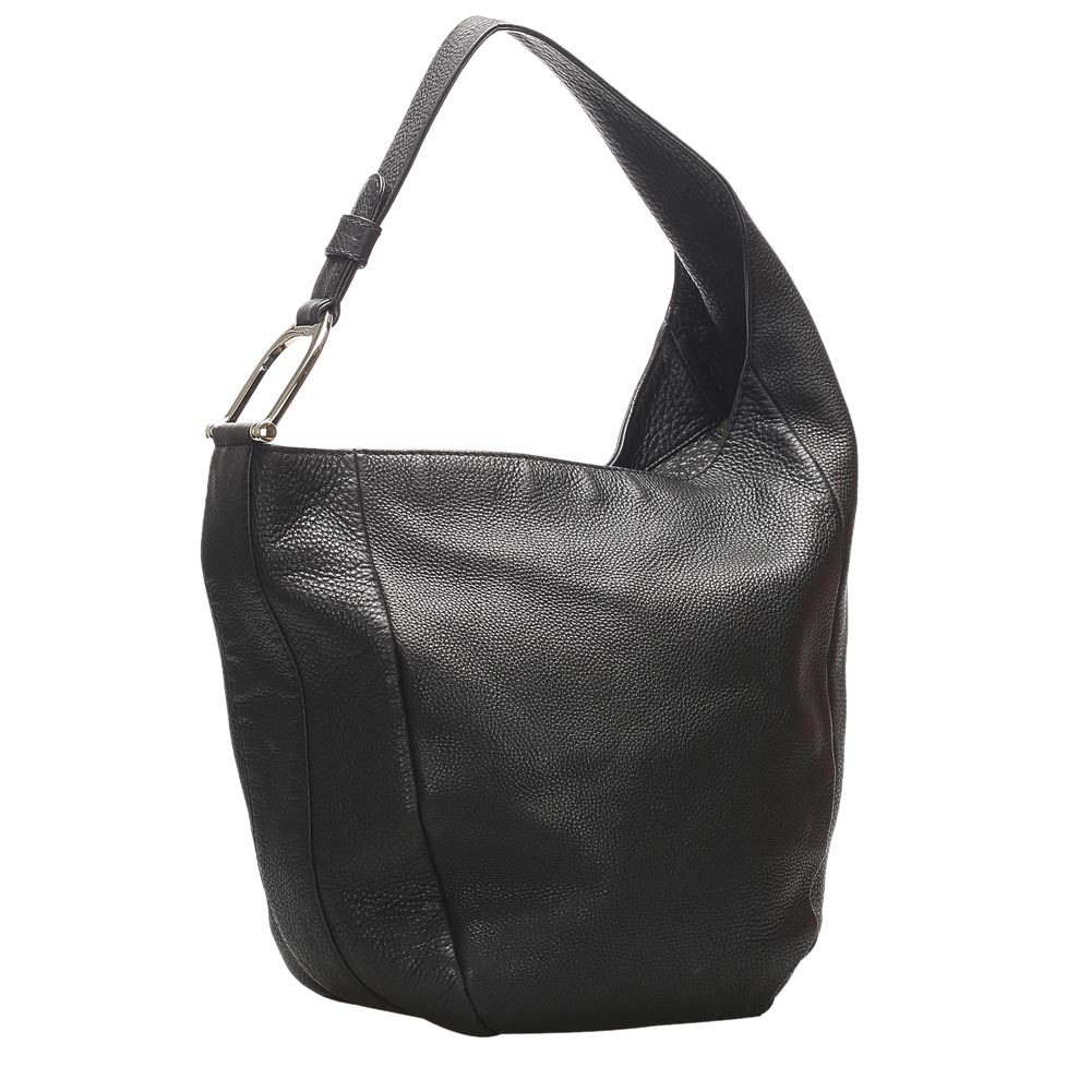 

Gucci Black Leather Greenwich Shoulder Bag
