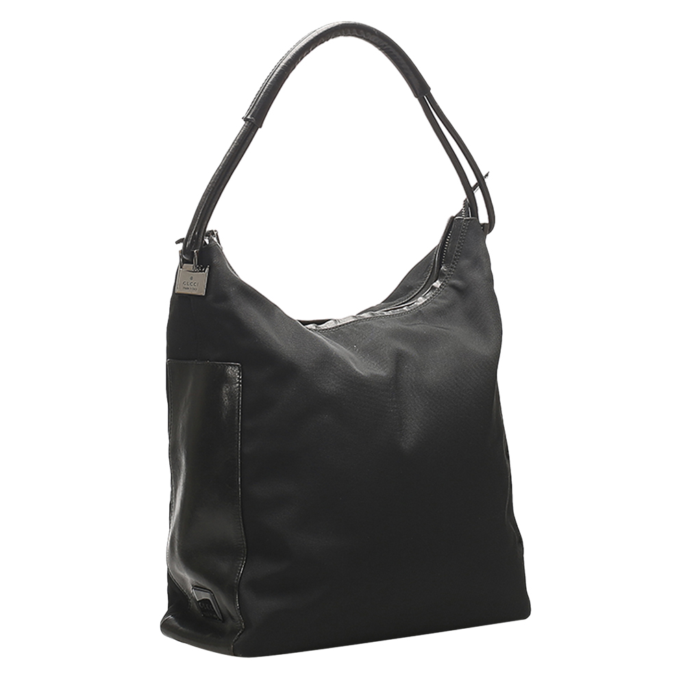 

Gucci Black Canvas Shoulder Bag