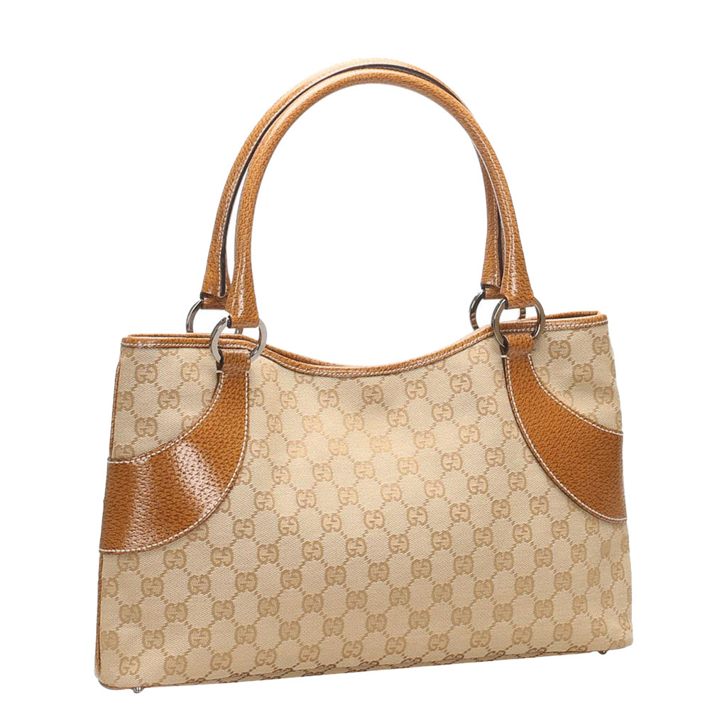 

Gucci Brown/Beige GG Canvas Tote Bag