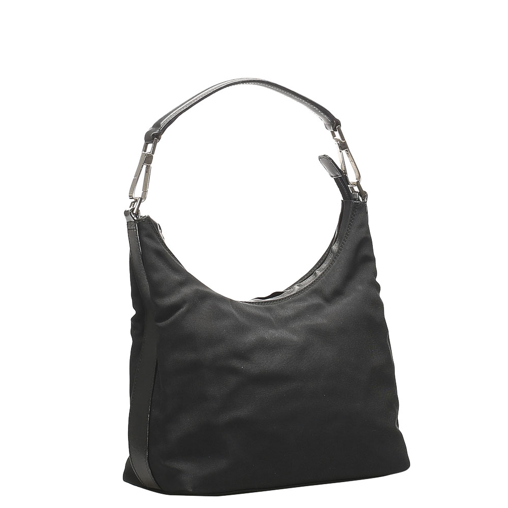 

Gucci Black Nylon Hobo Bag